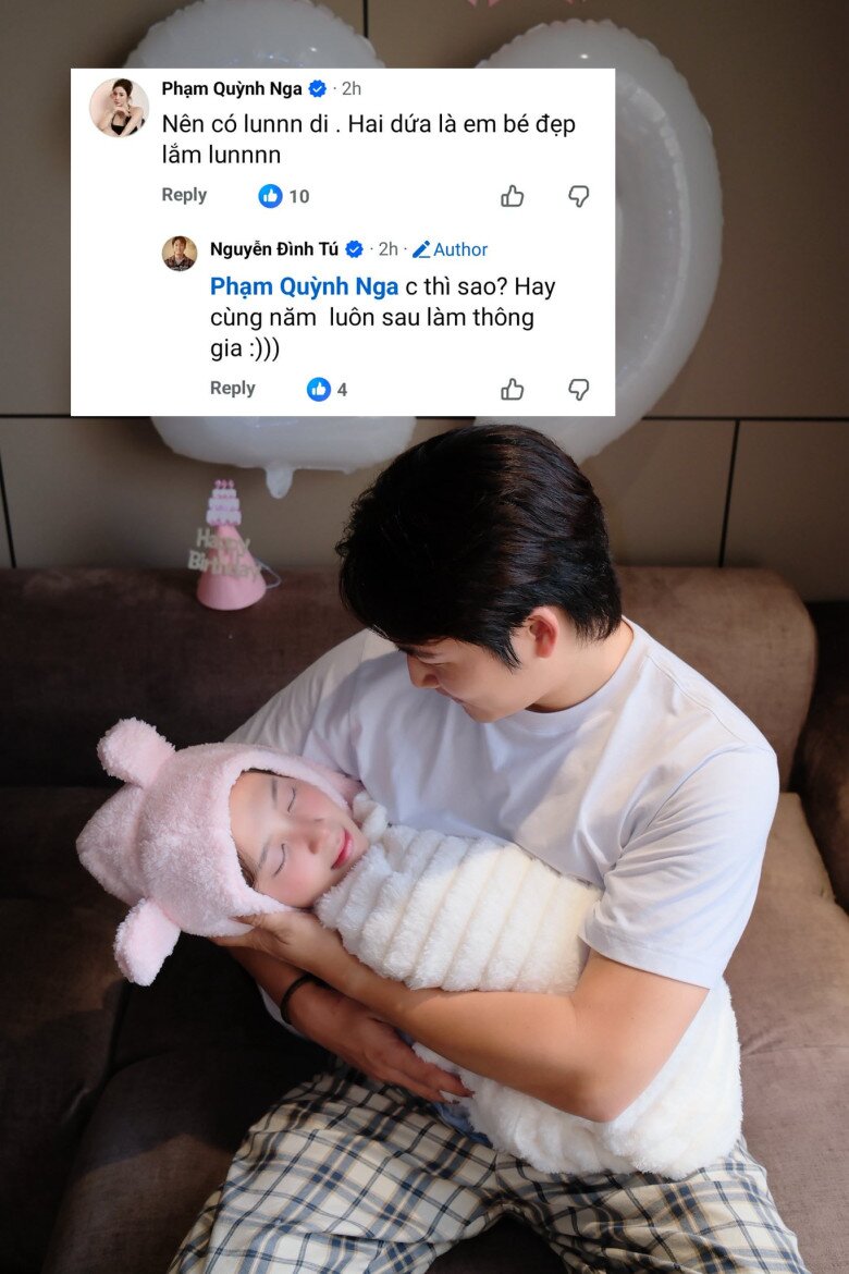 Đình Tú hẹn làm thông gia với Quỳnh Nga.
