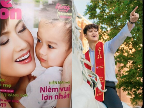 "Nữ hoàng ảnh lịch" cho con trai duy nhất ăn cơm vàng và góc khuất ít biết, nay quý tử thành tài cao vạm vỡ