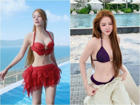 DJ xinh nhất nhì Việt Nam khoe body trắng ngần với bikini đỏ, là "phú bà" có biệt thự 3 tầng xa hoa