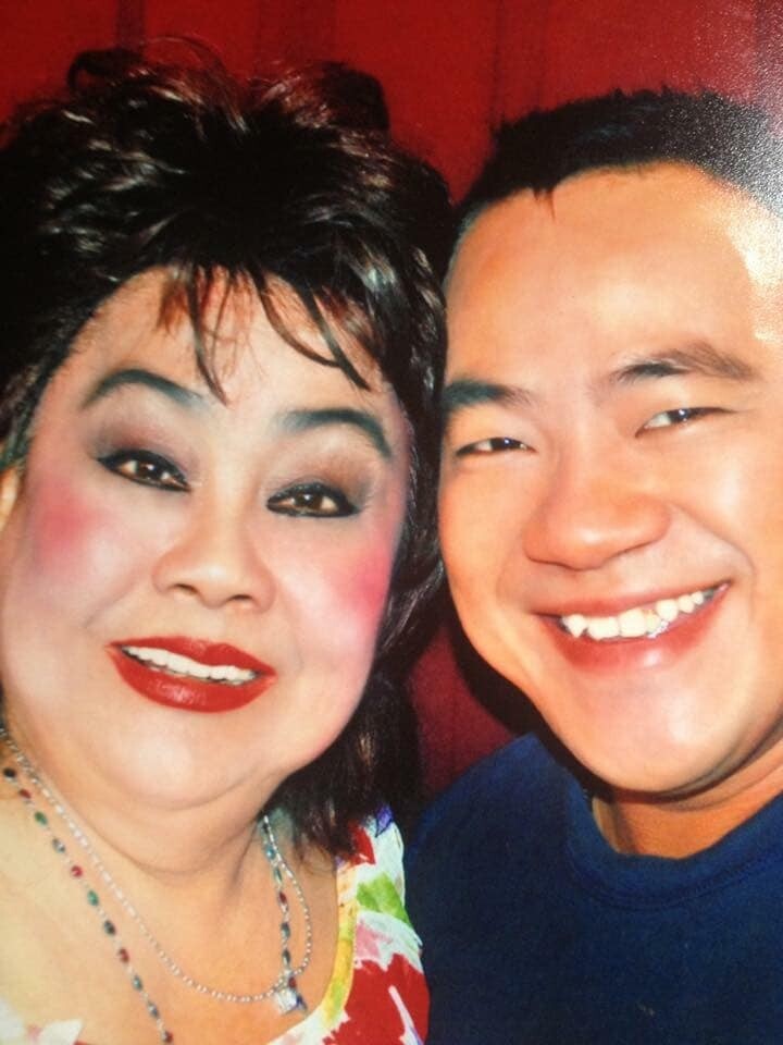 Hai mẹ con từng tạo thành bộ đôi ấn tượng trên sân khấu hài.