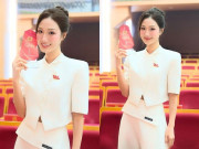 Mỹ nhân VTV khoe eo "siêu thực" khi dự Liên hoan Giọng hát Công an: Là "con dâu quốc dân", thoại toàn câu chấn động