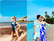 Giải trí - "Mỹ nhân kim cương" của miền Bắc khoe dáng nóng bỏng với bikini, tình tứ chúc mừng đại gia của đời mình