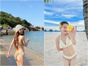 Giải trí - MC VTV lấy "Hoàng tử" bóng đá Việt Nam được chồng chụp ảnh bikini nóng bỏng, vóc dáng không ai nghĩ đang mang bầu