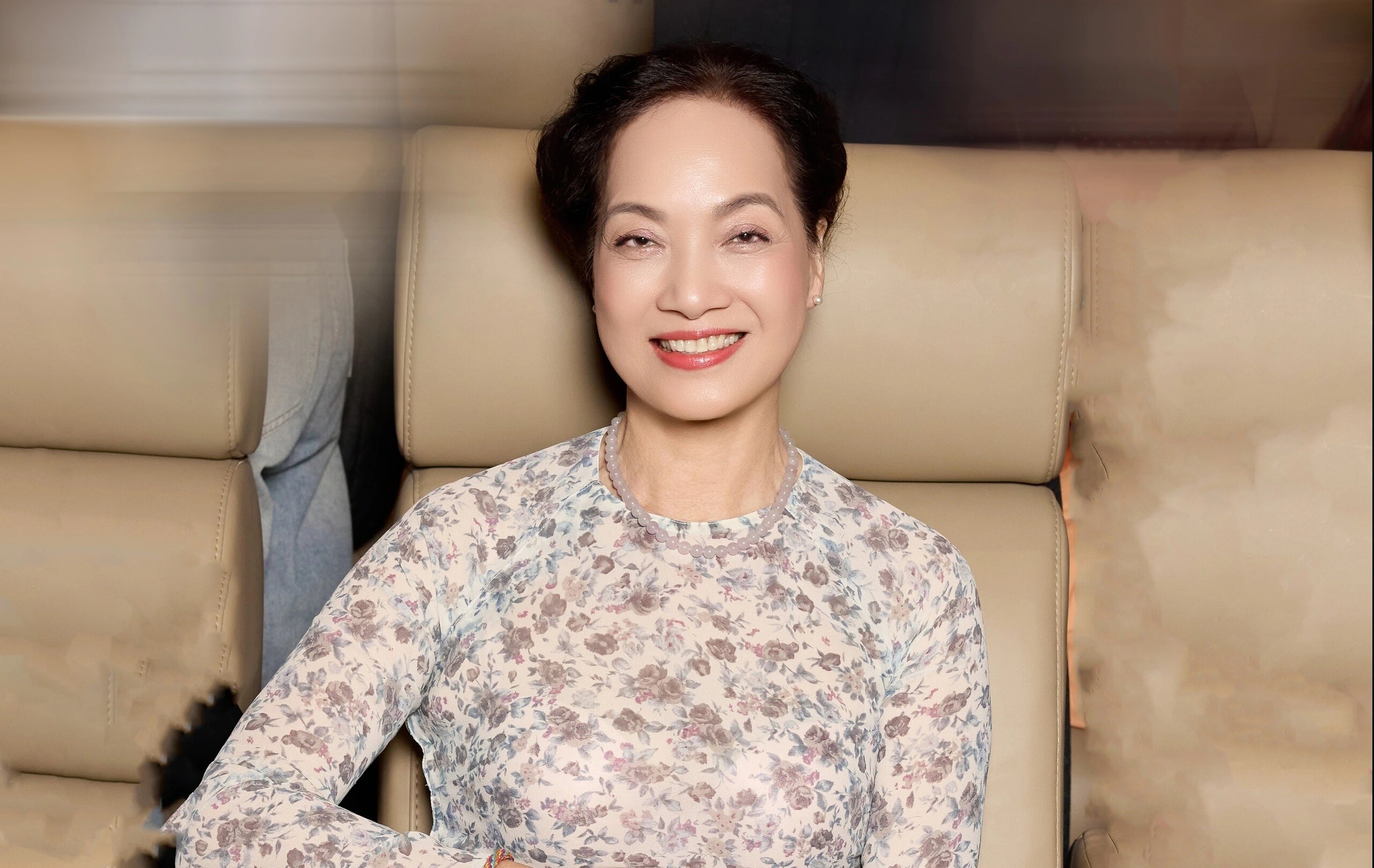 Nữ nghệ sĩ thấy may mắn vì tìm được người bạn đời ủng hộ tình yêu của mình với nghệ thuật.