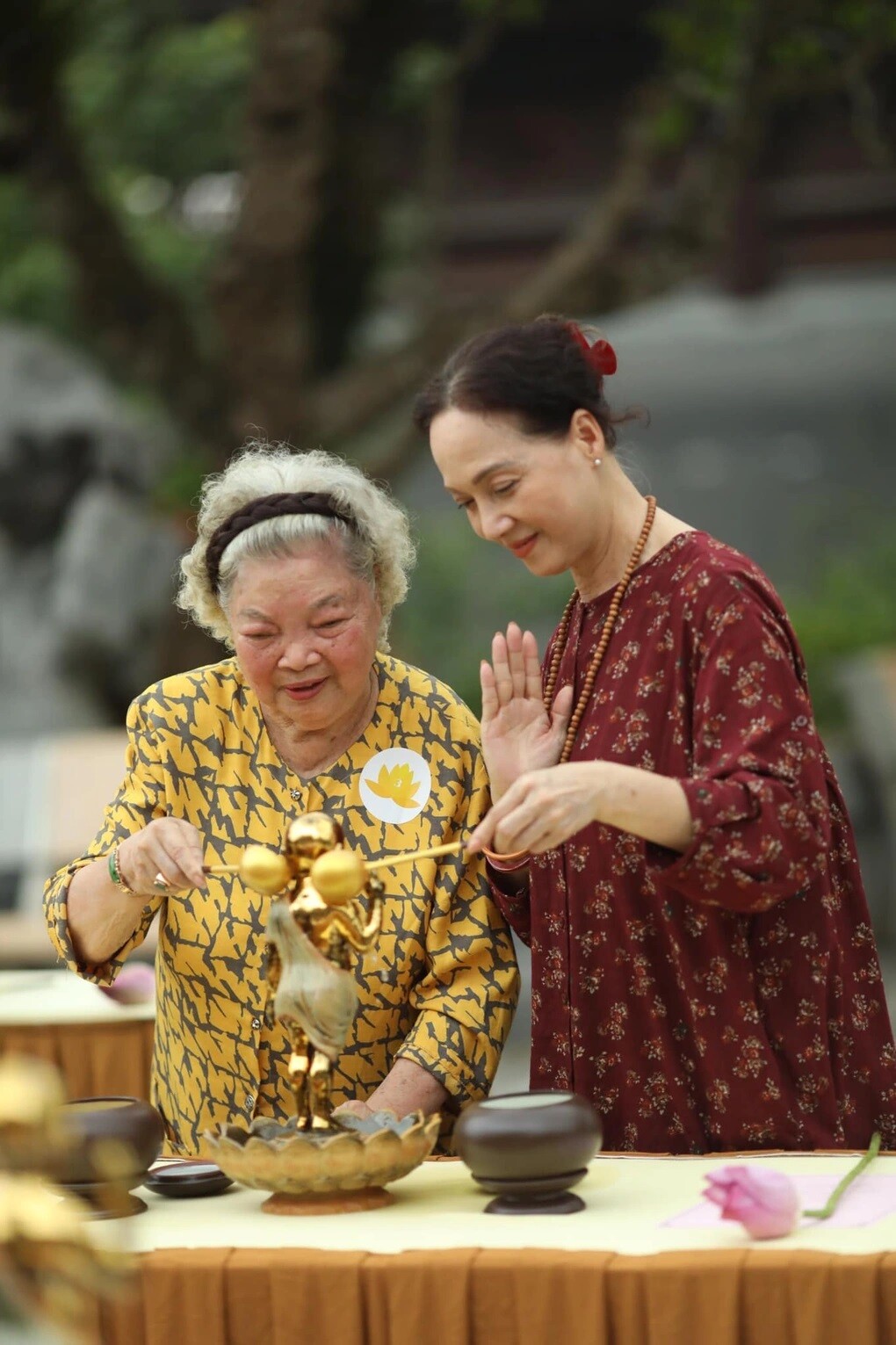 Gia đình NSND Lê Khanh đã có 3 đời làm nghệ thuật.