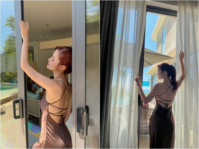 Nhan sắc của bà mẹ 2 con ngày càng lên hương.