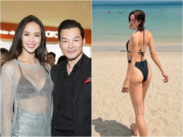 "Tình cũ" Trần Bảo Sơn diện áo tắm khoét cao khoe "cặp đào" cực phẩm, dáng thon đẹp nhờ chồng khéo chăm