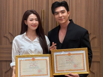 Cặp "Thiếu tá - Trung tá" trên VTV vừa nhận Bằng khen của Bộ trưởng Bộ Quốc phòng: Có tướng phu thê, khán giả "đẩy thuyền"