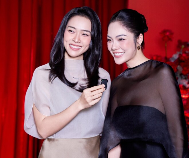 Diệp Bảo Ngọc và Dương Cẩm Lynh được khen ngợi hết lời bởi nhan sắc xinh đẹp, khí chất sang trọng.