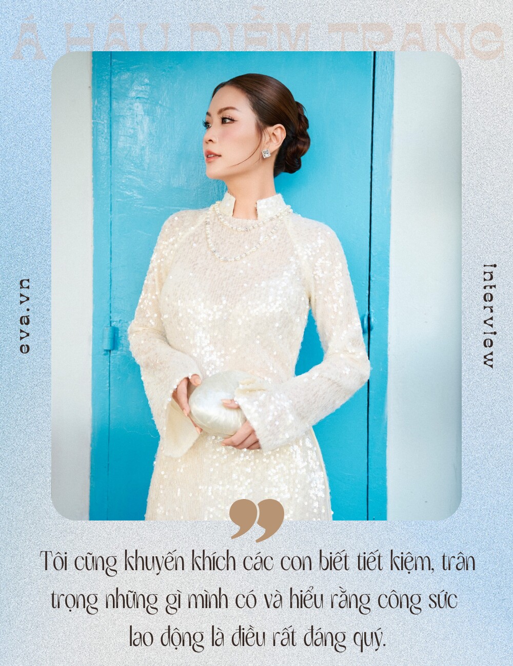 Á hậu Diễm Trang: amp;#34;Có những chương trình hoặc công việc tôi buộc phải từ chối vì con ốm cần mẹamp;#34; - 4