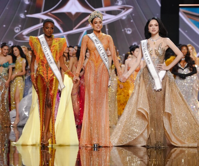 Top 3 chung cuộc của “MGI All Stars” mùa đầu tiên, Hương Giang là Á hậu 2.