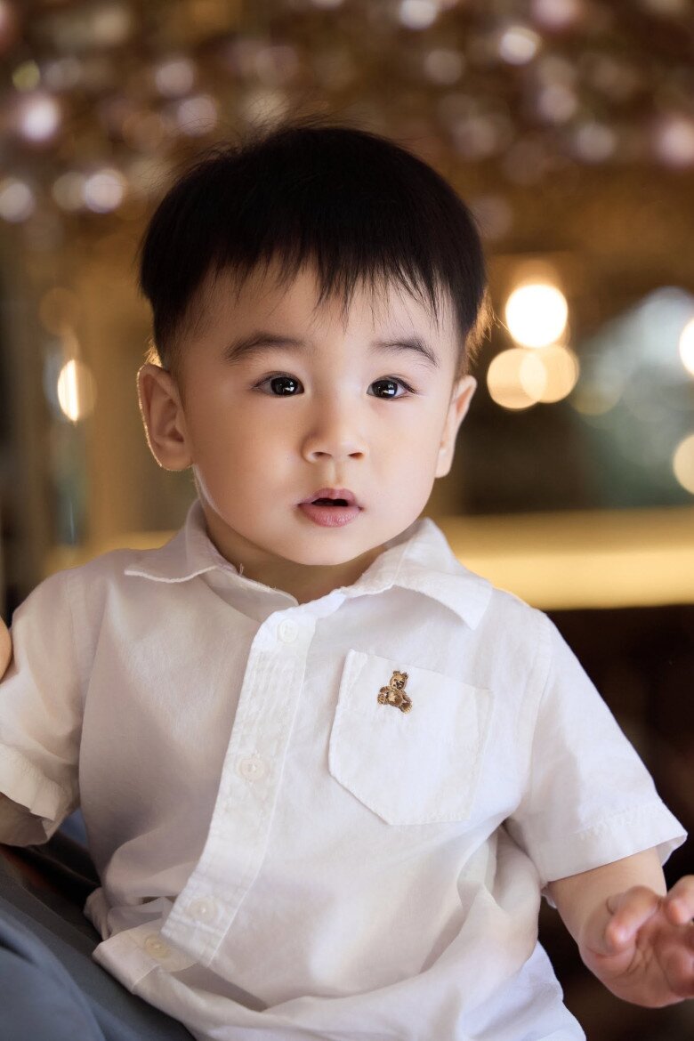 Quý tử đầu lòng của MC Mai Ngọc được khán giả yêu mến bởi sự đáng yêu, hoạt bát.