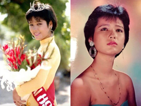 Hoa hậu tóc tém đầu tiên của showbiz Việt, bỏ hào quang sang Mỹ giờ ra sao?