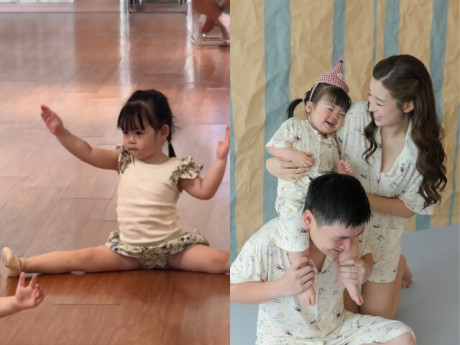 Hoa hậu Đỗ Mỹ Linh cho con gái đi học múa, "cây hài" của gia đình nay tạo dáng chuyên nghiệp như idol