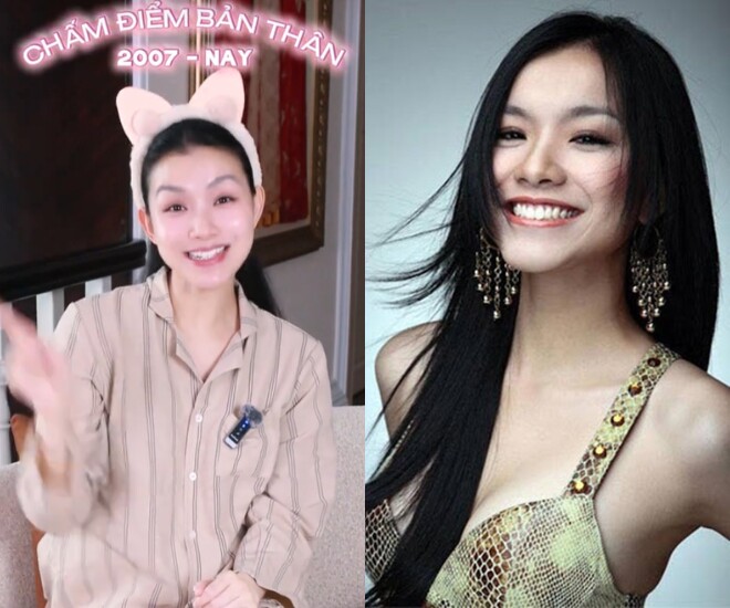 Hoa hậu Thùy Lâm tự thấy bản thân slay, thích trang điểm đậm vào năm 2007.