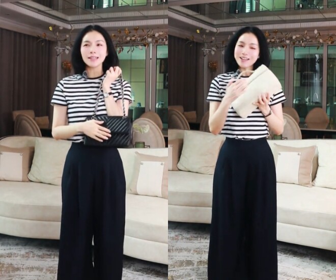 Hoa hậu Thùy Lâm dùng một chiếc túi hiệu suốt 8 năm vẫn còn mới tinh.