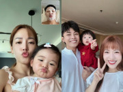 Giải trí - Gin Tuấn Kiệt đi làm xa nhớ 2 mỹ nhân ở nhà, con gái Puka ngoan xinh yêu hệt "bản sao" của bố