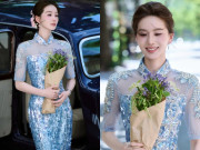 Đẹp - Lưu Thi Thi được khen dịu dàng trong nắng Hà Nội