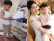 Giải trí - Con trai Mai Ngọc khiến bảo mẫu tấm tắc vì mới 1 tuổi đã học cả tủ sách, là "thanh niên hài nổi tiếng phường Bắc Giang"