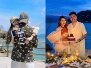 Giải trí - MC Mù Tạt mang thai con đầu lòng sau đám cưới tháng 3, cầu thủ Đức Huy tự hào khoe "năm nay lãi to"