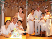 Giải trí - Mẹ chồng Thúy Diễm gây chú ý trong ngày đặc biệt của cháu nội