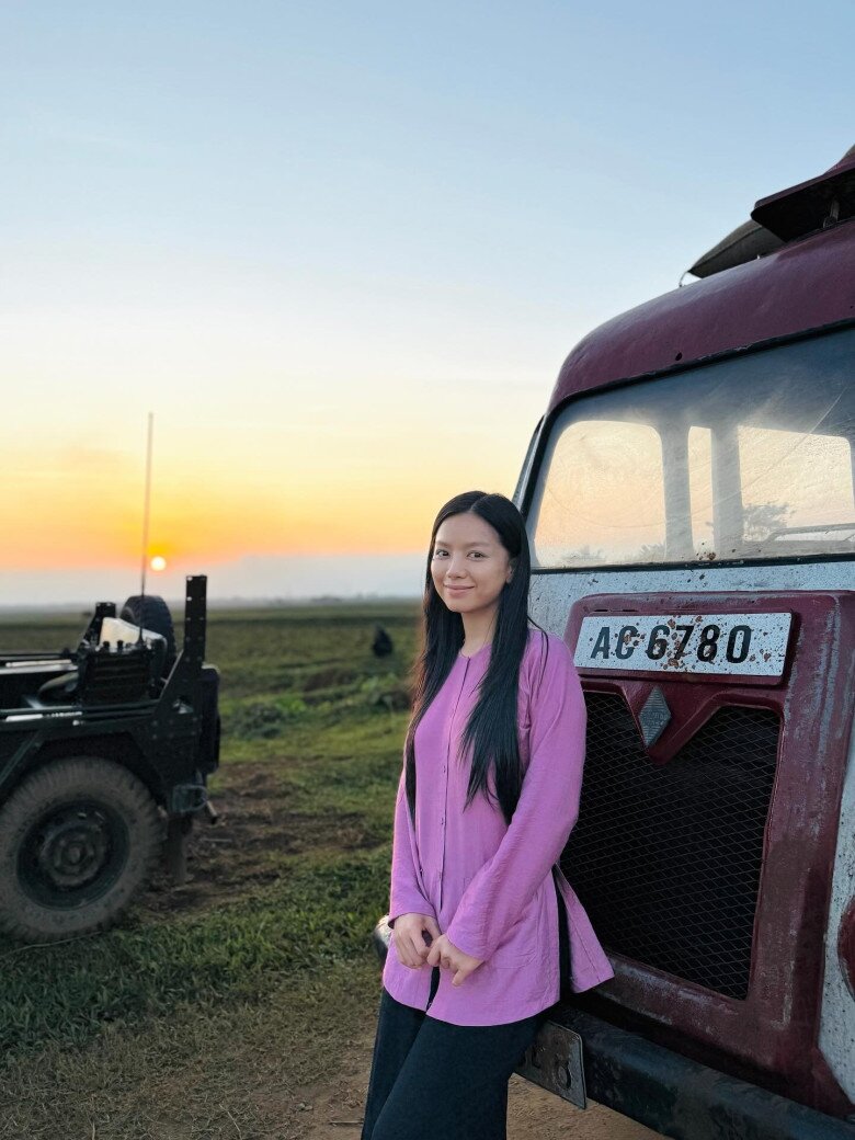 Tên tuổi của Lê Hạ Anh vụt sáng vào năm 2025 nhờ vai diễn Hồng trong “Mưa đỏ”.
