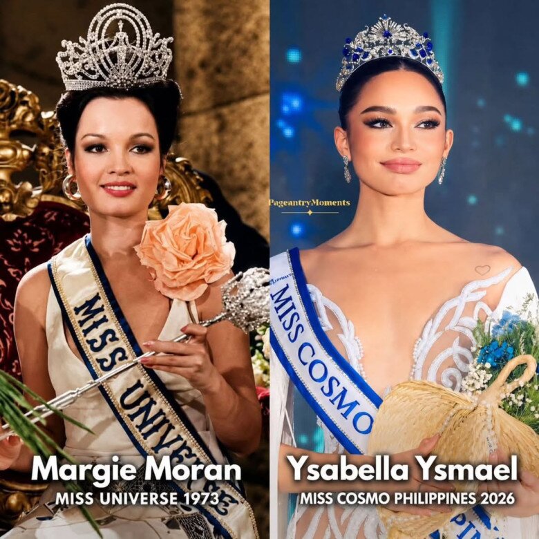 Nhan sắc xinh đẹp của Margie Moran được Bella Ysmael thừa kế.