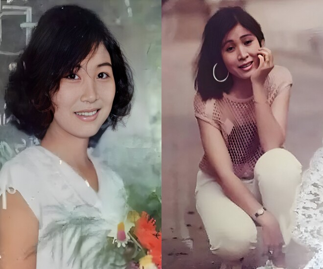 NSND Hồng Vân khoe ảnh thời trẻ với mái tóc ngắn, toát lên vẻ đẹp thanh thuần.