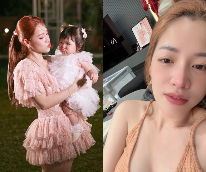 Puka khoe ái nữ có chất giọng cao vút, mỗi lần mẹ kêu đều lanh lảnh trả lời.