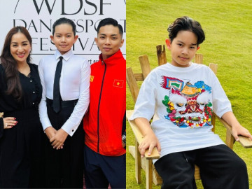 Giải trí - Khánh Thi động viên quý tử khi dừng chân ở giải đấu quốc tế, dạy con 3 điều đáng học hỏi