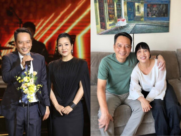 Diva Mỹ Linh tự hào khen nhạc sĩ Anh Quân 54 tuổi vẫn phong độ như thời trẻ, hì hục tập gym để "bù trừ" cho chồng