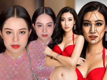 Mỹ nhân Việt ra sao nếu có gương mặt tỉ lệ vàng: Dâu hào môn Đỗ Mỹ Linh như lai Tây, Thanh Thủy khác xa bản gốc