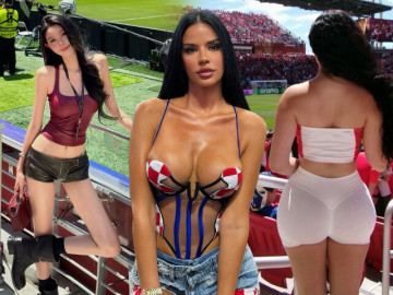 Ngượng ngùng ngắm dàn hot girl mặc ngắn cũn đi xem World Cup 2026: Búp bê DJ khoe body siêu thực