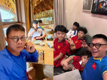 Giải trí - Gia đình BTV Quang Minh chia bè chia phái mùa World Cup: Các con người mê Messi, người thần tượng Ronaldo, suốt ngày khẩu chiến