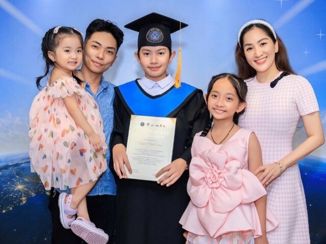 Giải trí - Con trai đầu lòng của Khánh Thi - Phan Hiển tốt nghiệp cấp 1: Đã cao gằng bằng bố, tài năng đẳng cấp thế giới
