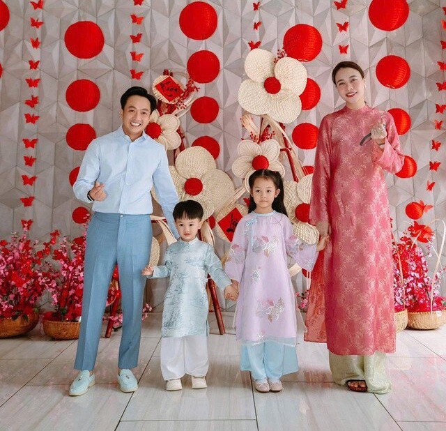 Cường Đô La và Đàm Thu Trang có 2 con đủ nếp, đủ tẻ