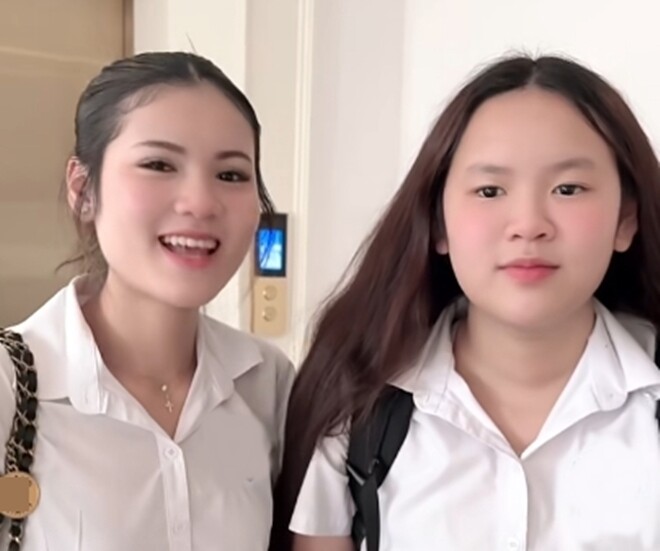2 con gái sinh đôi của Hoa hậu Phương Lê có tính cách trái ngược.