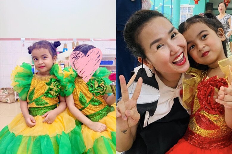 Ái nữ của Võ Hạ Trâm chăm tham gia hoạt động ở trường.