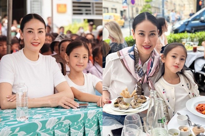 Cô bé xuất thân hào môn, được học nhiều môn năng khiếu.