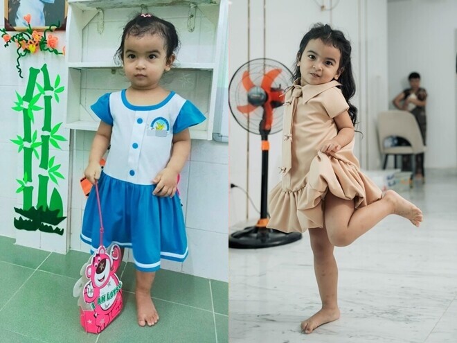 Bé Moon càng lớn càng điệu đà, xinh xắn.