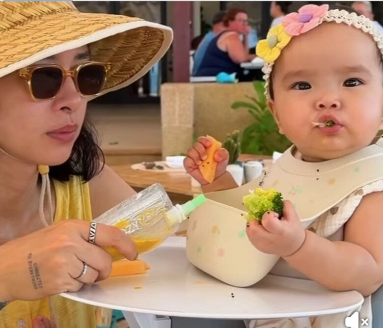 Vợ chồng Ngô Thanh Vân đưa con gái đi nghỉ dưỡng.