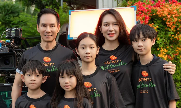 Các con nhà Lý Hải - Minh Hà thử sức đóng phim từ nhỏ.