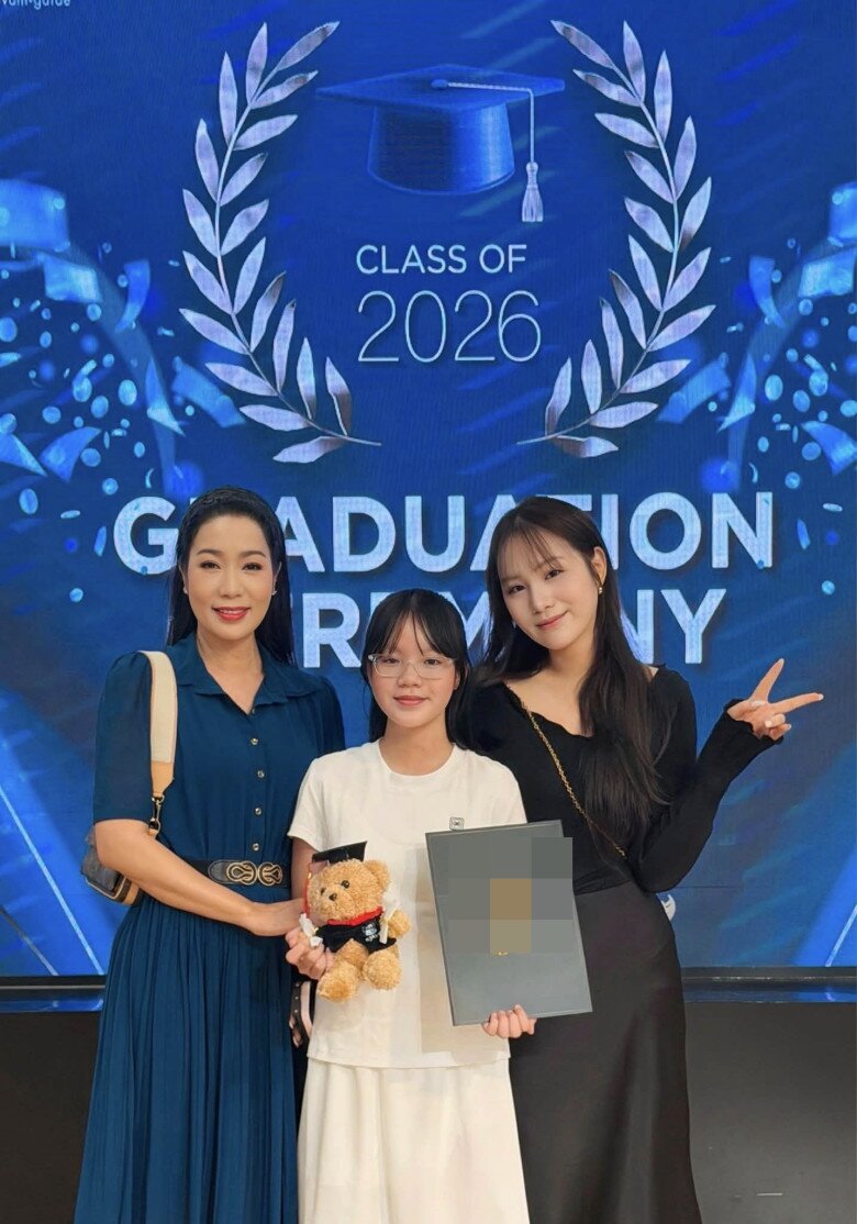 2 con gái của Trịnh Kim Chi xinh đẹp giống mẹ.