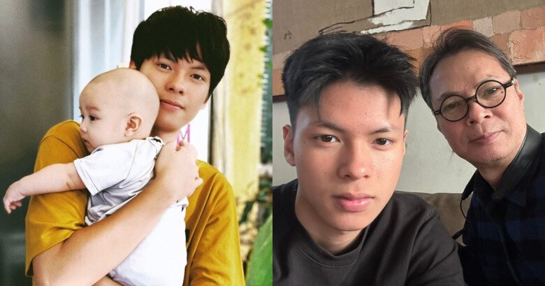 Trần Tú sở hữu ngoại hình điển trai, được nhận xét là giống bố.