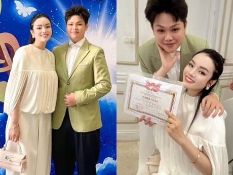 NSƯT - Phó Giáo sư Tân Nhàn khoe con trai đầu vừa tốt nghiệp cấp 3, quý tử cao lớn, học giỏi hệt mẹ