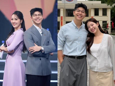 Nam MC VTV tiết lộ mối quan hệ đặc biệt với BTV Thụy Vân: Đều học trường chuyên, vợ không bao giờ ghen khi chụp ảnh cùng