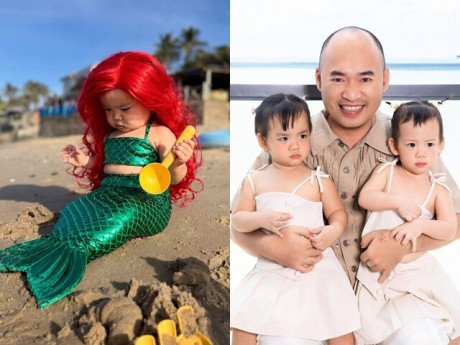 Sao Việt 24h: Ngô Thanh Vân thích thú khoe nàng tiên cá tròn xoe; Tiến Luật than nhớ 2 con gái sinh đôi khi đi xa