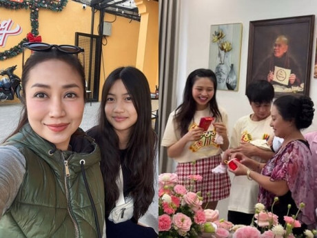 Sao Việt 24h: Con gái Ốc Thanh Vân nhuộm tóc lần đầu ở tuổi 13; Mẹ chồng Lê Lộc hiếm hoi lộ diện, tặng vàng cho cháu nội