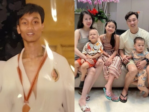 MC của VTV từng làm võ sĩ của đội Công an Nhân dân, hiện có vợ đẹp là tiếp viên hàng không và 2 con sinh đôi