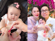 Giải trí - NSƯT Vũ Luân "phục vụ" con gái duy nhất từ cái móng tay, bé Lương Bình Thụy Yên được mẹ Phương Lê diện đồ như búp bê